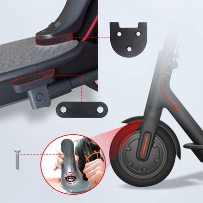 ANSENI® Kit De Ruedas Wanda 10 Pulgadas Compatible Para Xiaomi M365, 1S, Essential,Pro Y Pro2, Reemplazo Para Scooter Eléctrico, Cámara De Aire, Elevaciones Y Adaptador De Válvula (Negro)