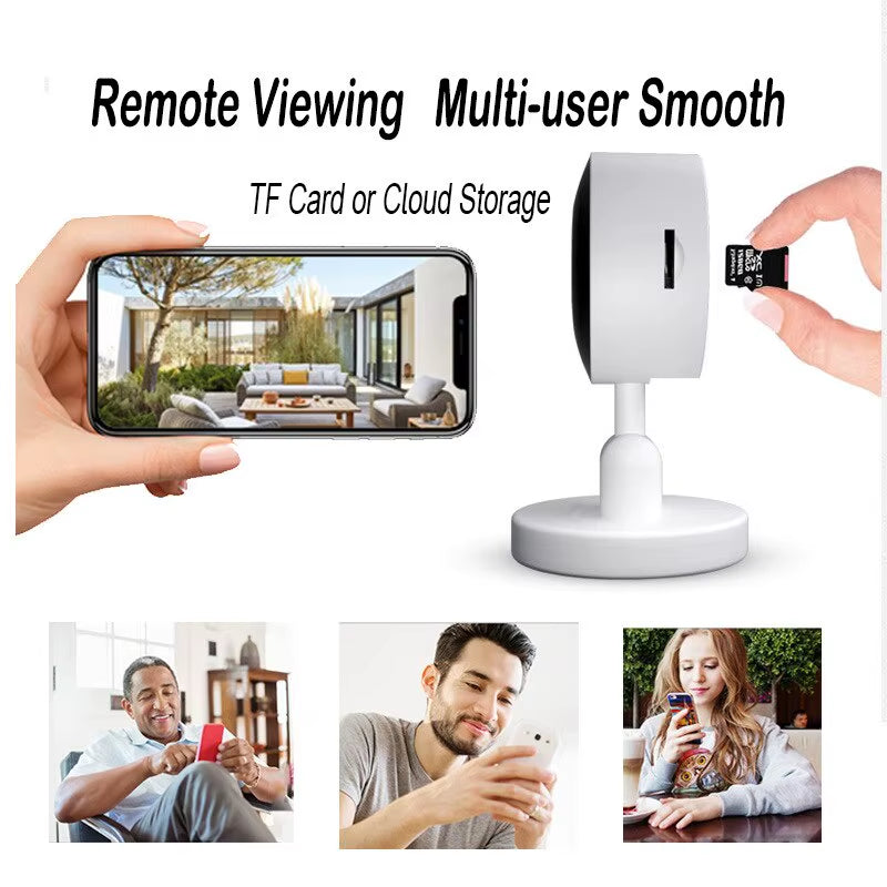 3MP Tuya Smart WiFi Baby Monitor with Two-Way Audio and Night Vision for Newborn Security Surveillance