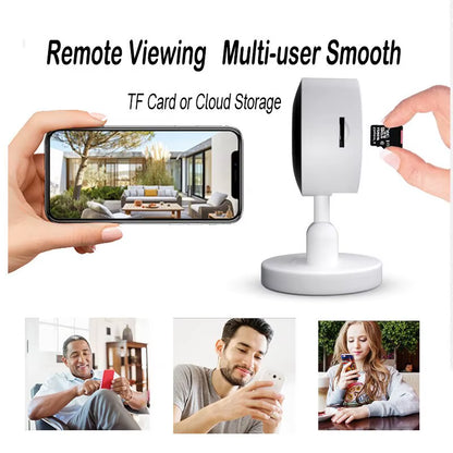 3MP Tuya Smart WiFi Baby Monitor with Two-Way Audio and Night Vision for Newborn Security Surveillance
