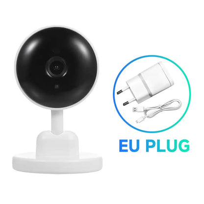3MP Tuya Smart WiFi Baby Monitor with Two-Way Audio and Night Vision for Newborn Security Surveillance