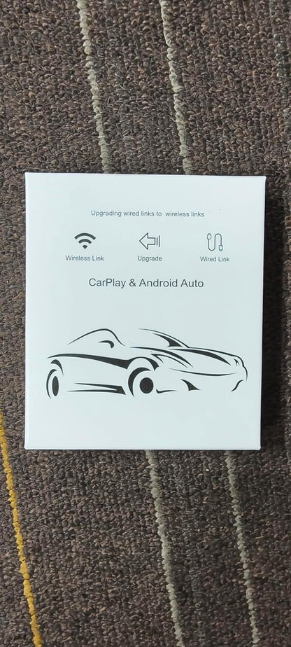 Adaptador Inalámbrico Automático Para Android 2 En 1 & Ca-R-P-Lay, Pug & Play Estable Rápido Con Cable a Dongle Inalámbrico Apto Para Automóviles, Actualización En Línea, Negro