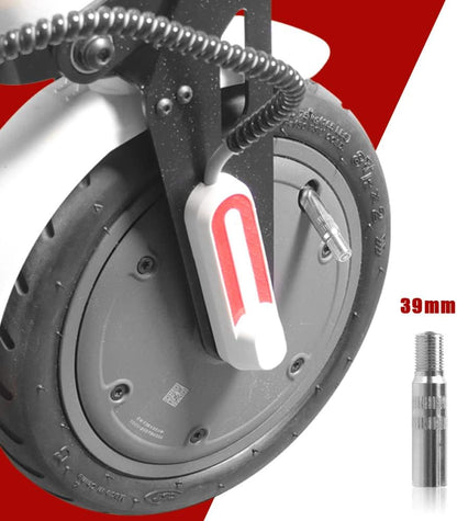 ANSENI® Kit De Ruedas Wanda 10 Pulgadas Compatible Para Xiaomi M365, 1S, Essential,Pro Y Pro2, Reemplazo Para Scooter Eléctrico, Cámara De Aire, Elevaciones Y Adaptador De Válvula (Negro)
