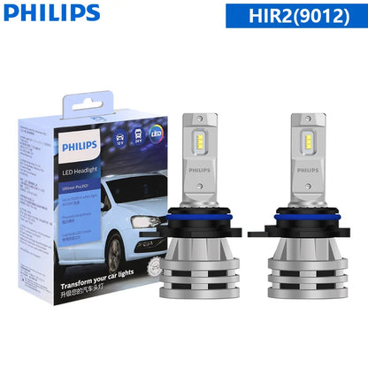 Philips Ultinon Pro3101 LED Headlight Lamps, H1 H3 H4 H7 H11 HB3 9005 HB4 9006 HIR2 9012, 12V/24V, 6000K Bright White, Pack of 2